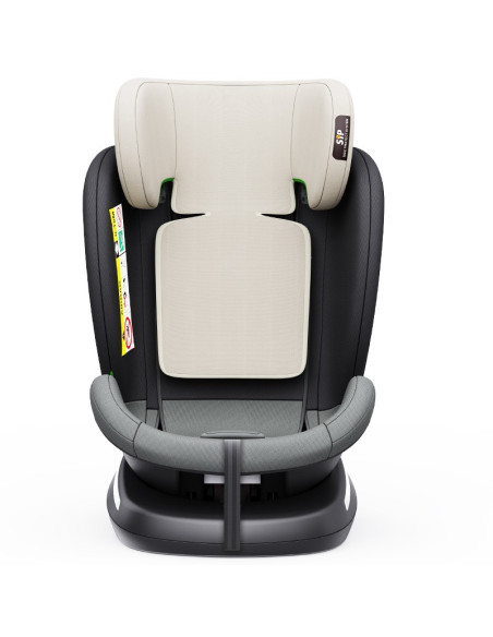 iSizeTWT_MandaraGrey,Scaun Auto TWT Plus DELUXE BUF BOOF iSIZE MandaraGrey cu Isofix rotativ 360 grade 40-150 cm