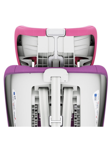 isizeTWT_UnicornPink,Scaun Auto TWT Plus DELUXE BUF BOOF iSIZE UnicornPink cu Isofix rotativ 360 grade 40-150 cm