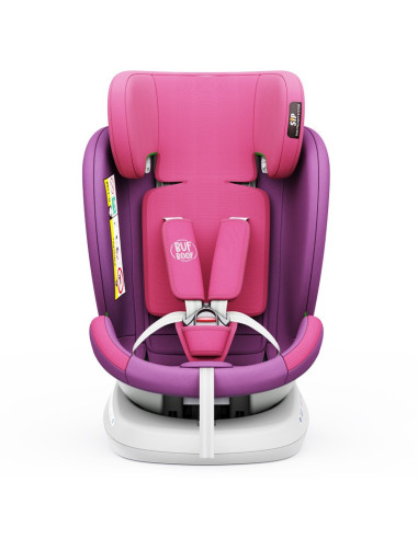 isizeTWT_UnicornPink,Scaun Auto TWT Plus DELUXE BUF BOOF iSIZE UnicornPink cu Isofix rotativ 360 grade 40-150 cm