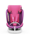 isizeTWT_UnicornPink,Scaun Auto TWT Plus DELUXE BUF BOOF iSIZE UnicornPink cu Isofix rotativ 360 grade 40-150 cm