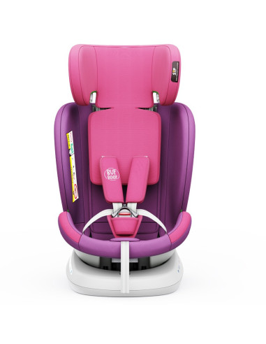 isizeTWT_UnicornPink,Scaun Auto TWT Plus DELUXE BUF BOOF iSIZE UnicornPink cu Isofix rotativ 360 grade 40-150 cm