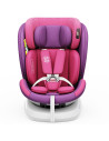 isizeTWT_UnicornPink,Scaun Auto TWT Plus DELUXE BUF BOOF iSIZE UnicornPink cu Isofix rotativ 360 grade 40-150 cm