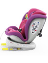 isizeTWT_UnicornPink,Scaun Auto TWT Plus DELUXE BUF BOOF iSIZE UnicornPink cu Isofix rotativ 360 grade 40-150 cm