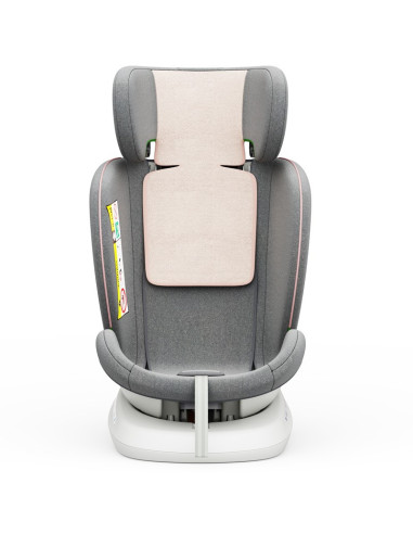 iSizeTWT_Pink,Scaun Auto TWT Plus DELUXE BUF BOOF iSIZE Pink cu Isofix rotativ 360 grade 40-150 cm