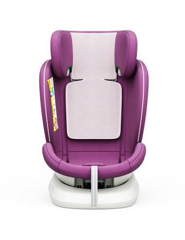 iSizeTWT_Purple,Scaun Auto TWT Plus DELUXE BUF BOOF iSIZE Purple cu Isofix rotativ 360 grade 40-150 cm