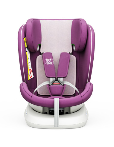 iSizeTWT_Purple,Scaun Auto TWT Plus DELUXE BUF BOOF iSIZE Purple cu Isofix rotativ 360 grade 40-150 cm