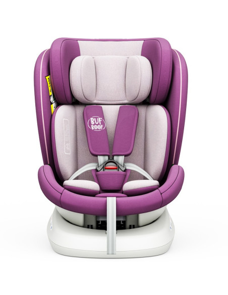 iSizeTWT_Purple,Scaun Auto TWT Plus DELUXE BUF BOOF iSIZE Purple cu Isofix rotativ 360 grade 40-150 cm
