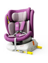 iSizeTWT_Purple,Scaun Auto TWT Plus DELUXE BUF BOOF iSIZE Purple cu Isofix rotativ 360 grade 40-150 cm