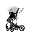 A1-White,Carucior 2 in 1 reversibil A1 Deluxe BUF BOOF Black and White 0 36 luni