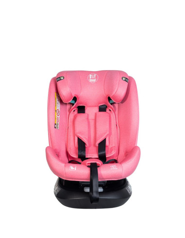 Saphir_UnicornPink,Scaun Auto Saphir DELUXE BUF BOOF iSIZE UnicornPink cu Isofix pozitie somn 165 grade rotativ 360 grade 40-150
