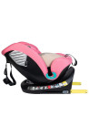 Saphir_UnicornPink,Scaun Auto Saphir DELUXE BUF BOOF iSIZE UnicornPink cu Isofix pozitie somn 165 grade rotativ 360 grade 40-150