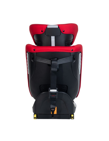 Saphir_Red,Scaun Auto Saphir DELUXE BUF BOOF iSIZE Red cu Isofix pozitie somn 165 grade rotativ 360 grade 40-150 cm