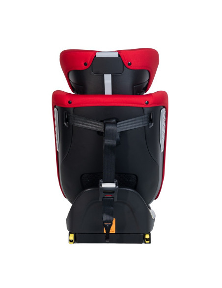 Saphir_Red,Scaun Auto Saphir DELUXE BUF BOOF iSIZE Red cu Isofix pozitie somn 165 grade rotativ 360 grade 40-150 cm