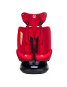 Saphir_Red,Scaun Auto Saphir DELUXE BUF BOOF iSIZE Red cu Isofix pozitie somn 165 grade rotativ 360 grade 40-150 cm