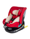 Saphir_Red,Scaun Auto Saphir DELUXE BUF BOOF iSIZE Red cu Isofix pozitie somn 165 grade rotativ 360 grade 40-150 cm
