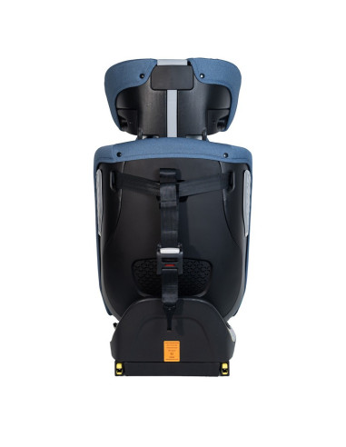 Saphir_Blue,Scaun Auto Saphir DELUXE BUF BOOF iSIZE Blue cu Isofix pozitie somn 165 grade rotativ 360 grade 40-150 cm