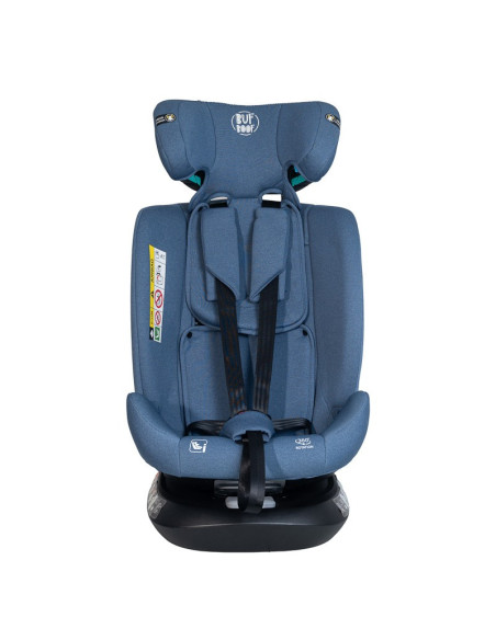 Saphir_Blue,Scaun Auto Saphir DELUXE BUF BOOF iSIZE Blue cu Isofix pozitie somn 165 grade rotativ 360 grade 40-150 cm