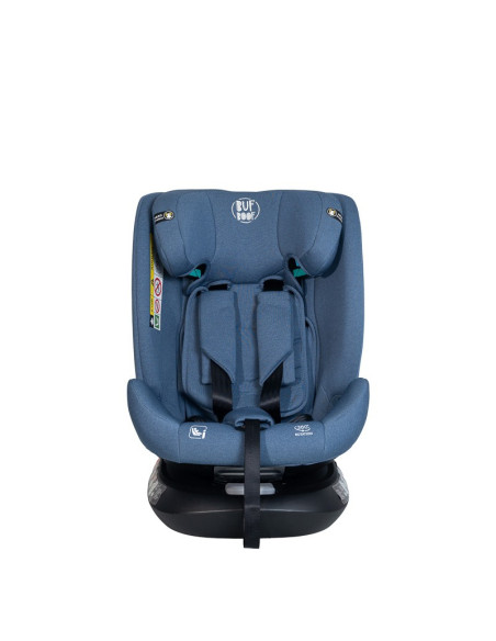 Saphir_Blue,Scaun Auto Saphir DELUXE BUF BOOF iSIZE Blue cu Isofix pozitie somn 165 grade rotativ 360 grade 40-150 cm