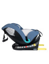 Saphir_Blue,Scaun Auto Saphir DELUXE BUF BOOF iSIZE Blue cu Isofix pozitie somn 165 grade rotativ 360 grade 40-150 cm