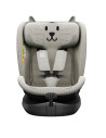 B.Joy_LightGreyCAT,Scaun Auto B-Joy DELUXE BUF BOOF iSIZE LightGreyCAT cu Isofix pozitie somn 155 grade rotativ 360 grade 40-150