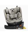 B.Joy_LightGreyCAT,Scaun Auto B-Joy DELUXE BUF BOOF iSIZE LightGreyCAT cu Isofix pozitie somn 155 grade rotativ 360 grade 40-150