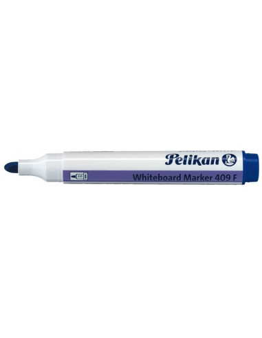 947788-1,Marker Whiteboard Pelikan 409 1 - 3 mm Varf Rotund - Albastru