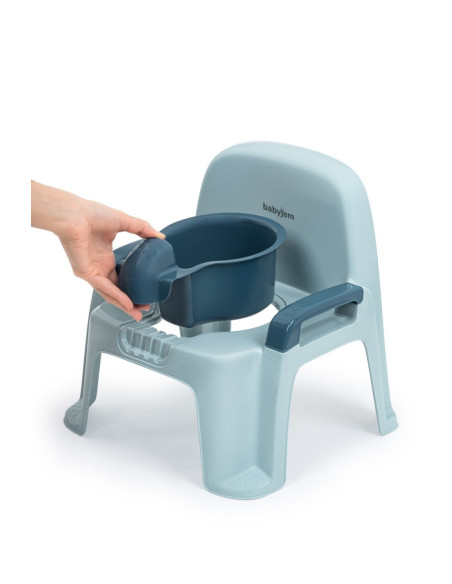 UP-bj_004b,Olita scaunel pentru copii BabyJem, bleu