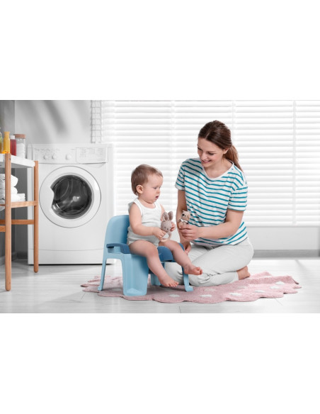 UP-bj_004b,Olita scaunel pentru copii BabyJem, bleu
