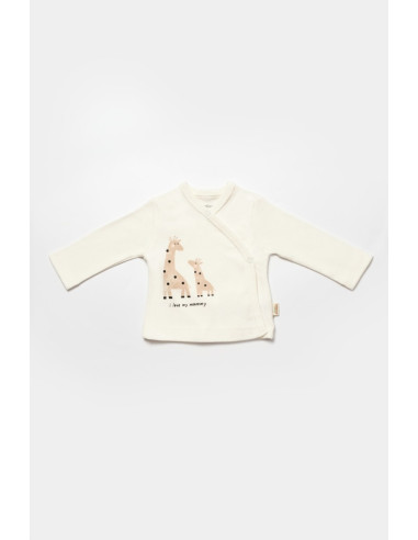 UP-BC-CSY5112,Set de 10 piese pentru nou nascut, 100% bumbac organic, Giraffe, BabyCosy