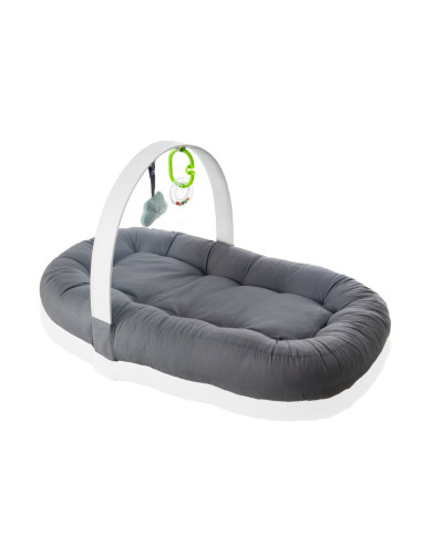 UP-bj_8781,Babynest cu bara de jucarii, BabyJem, antracit