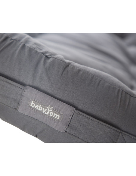 UP-bj_8781,Babynest cu bara de jucarii, BabyJem, antracit