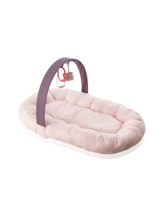 UP-bj_8783,Babynest cu bara de jucarii, BabyJem, somon