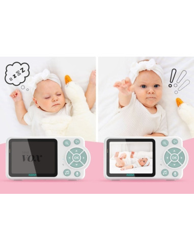 UP-NEN-MAM-NN010,Neno Bambino – monitor electronic pentru bebeluși cu receptor wireless