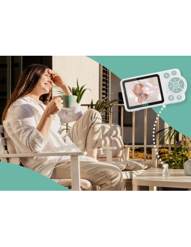 UP-NEN-MAM-NN010,Neno Bambino – monitor electronic pentru bebeluși cu receptor wireless