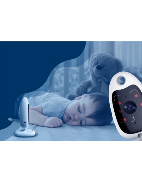 UP-NEN-MAM-NN006,Neno Gato 2 – monitor electronic pentru bebeluși cu receptor wireless