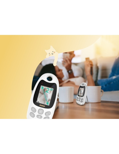 UP-NEN-MAM-NN006,Neno Gato 2 – monitor electronic pentru bebeluși cu receptor wireless