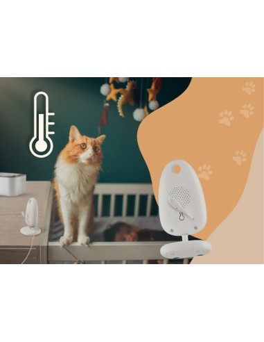 UP-NEN-MAM-NN006,Neno Gato 2 – monitor electronic pentru bebeluși cu receptor wireless