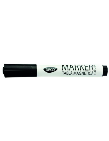 Marker Whiteboard Daco 3 mm Varf Rotund - Negru Marker Whiteboard Daco 3 mm Varf Rotund - Negru
