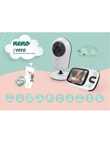 UP-NEN-MAMNN004,Neno Vera – baby monitor cu receptor wireless