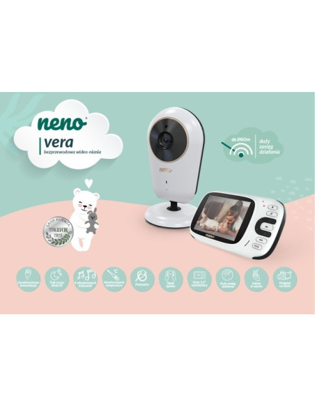UP-NEN-MAMNN004,Neno Vera – baby monitor cu receptor wireless
