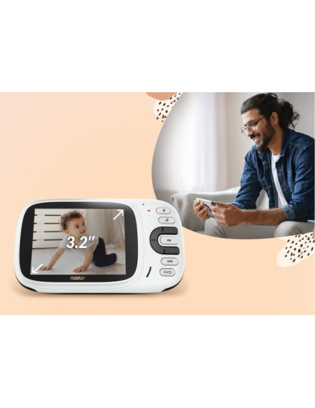 UP-NEN-MAMNN004,Neno Vera – baby monitor cu receptor wireless