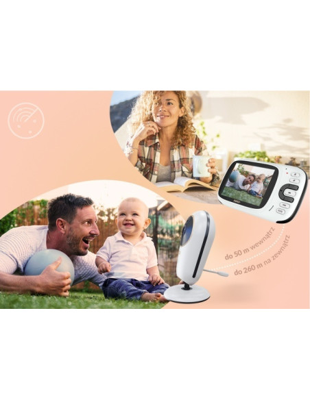 UP-NEN-MAMNN004,Neno Vera – baby monitor cu receptor wireless