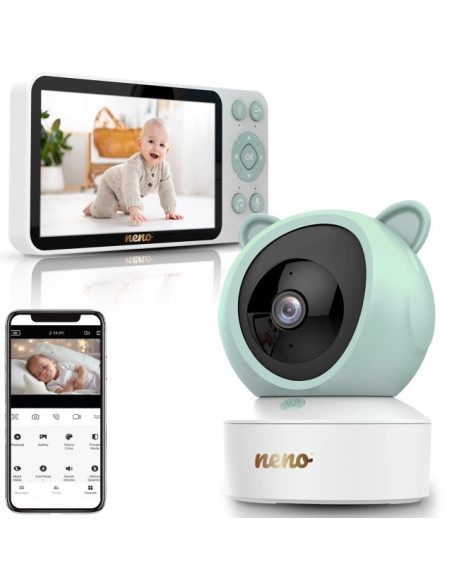 UP-NEN-MAM-NN009,Neno Ivo – video-monitor rotativ cu receptor, conectare si prin telefon