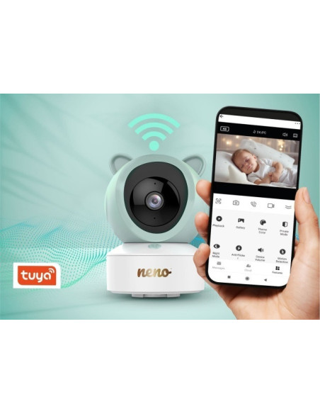 UP-NEN-MAM-NN009,Neno Ivo – video-monitor rotativ cu receptor, conectare si prin telefon