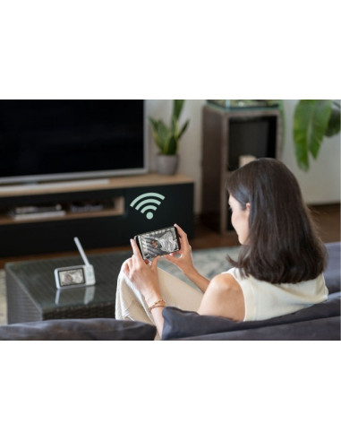 UP-NEN-MAM-NN009,Neno Ivo – video-monitor rotativ cu receptor, conectare si prin telefon