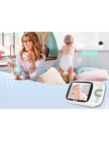 UP-NEN-MAM-NN007,Neno Berkano – monitor electronic pentru bebeluși cu receptor wireless