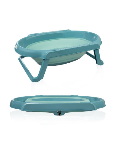 UP-bj_5964,Set cadita pliabila de baie Babyjem, 5 piese, turcoaz