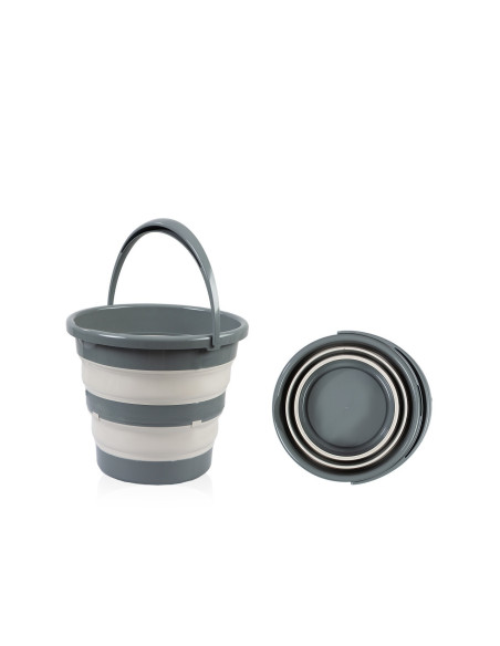 UP-bj_5965,Set cadita pliabila de baie Babyjem, 5 piese, antracit