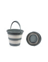 UP-bj_5965,Set cadita pliabila de baie Babyjem, 5 piese, antracit