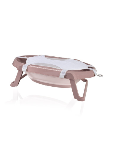 UP-bj_5966,Set cadita pliabila de baie Babyjem, 5 piese, somon
